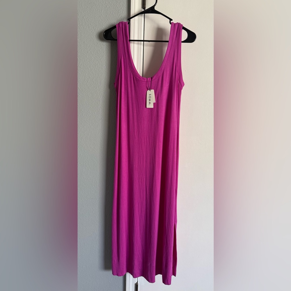 NWT Soma Cool Nights + Days Tank Lounger Small built in shelf Bra